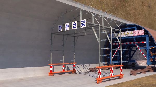 东方市隧道施工动画制作公司 - 隧道施工工艺和施工方法 - 隧道施工汇报动画视频 - bim 工程施工动画
